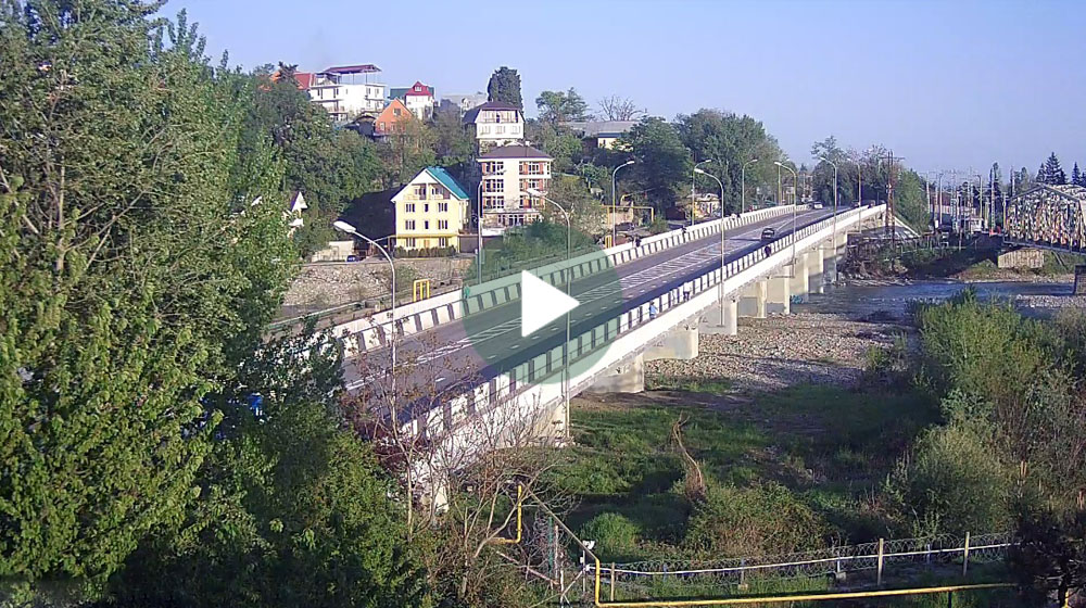Веб-камера Лазаревское. Мост через реку Псезуапсе